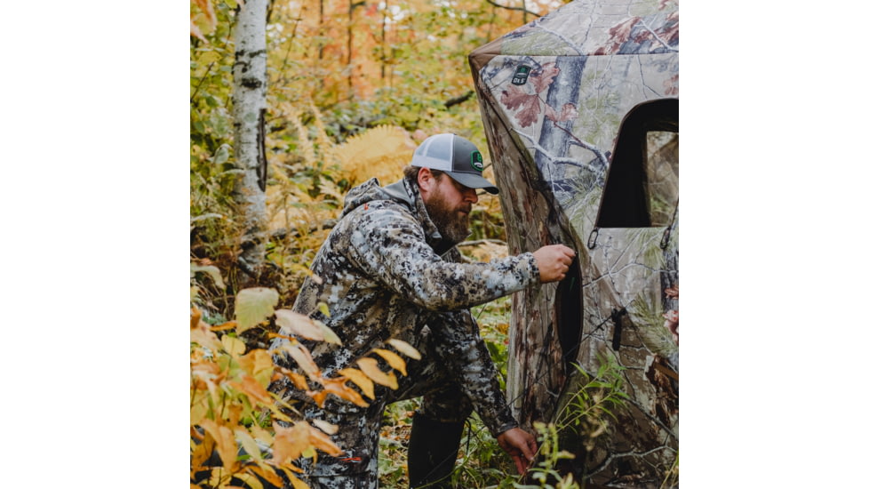 Barronett Blinds Ox 5 Hub Blind, Backwoods Camo, BX550BW