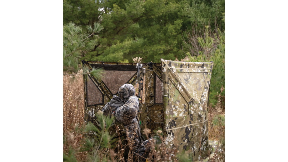 Barronett Blinds Panel Face-Off Hunting Blind, Crater Thrive, Adjustable, FA101CT