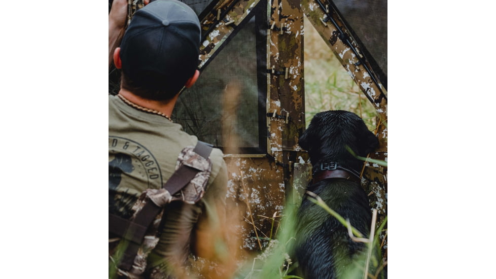 Barronett Blinds Panel Face-Off Hunting Blind, Crater Thrive, Adjustable, FA101CT