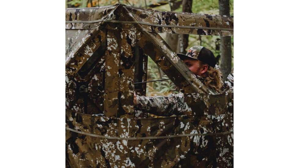 Barronett Blinds Panel Face-Off Hunting Blind, Crater Thrive, Adjustable, FA101CT