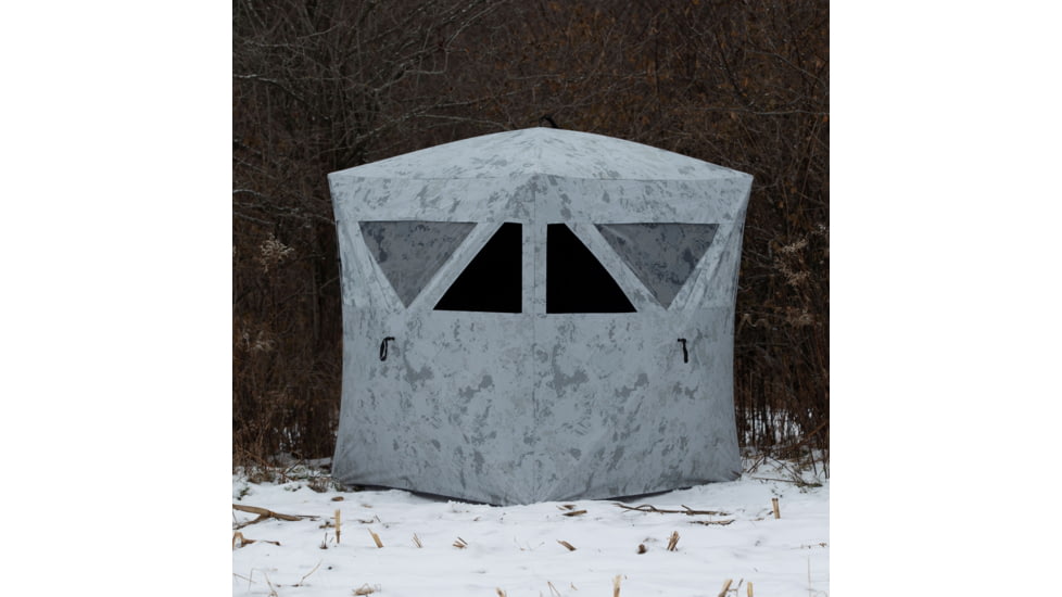 Barronett Blinds Radar Hub Hunting Blind, Crater Cold, 2-Person, RA200CS