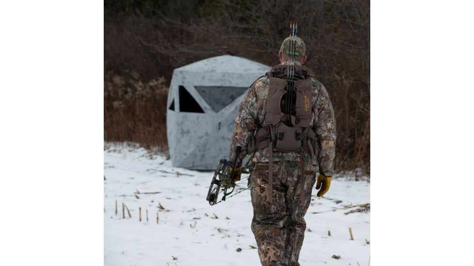 Barronett Blinds Radar Hub Hunting Blind, Crater Cold, 2-Person, RA200CS