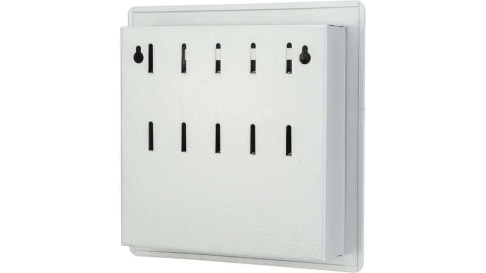 Barska 10 Capacity Picture Wall Mount Photo Frame Key Cabinet w/Magnetic Lock, 4x6in, Grey, Small, CB13060