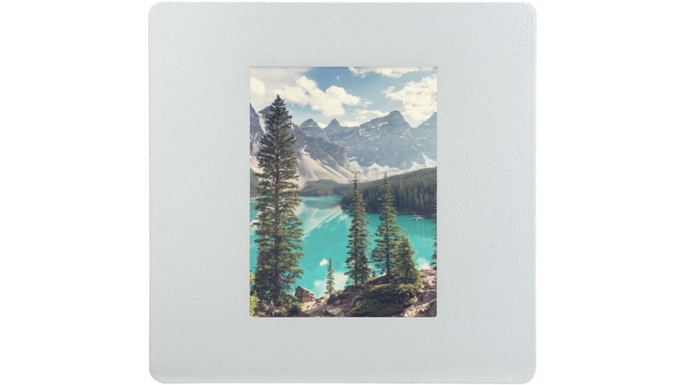 Barska 10 Capacity Picture Wall Mount Photo Frame Key Cabinet w/Magnetic Lock, 4x6in, Grey, Small, CB13060