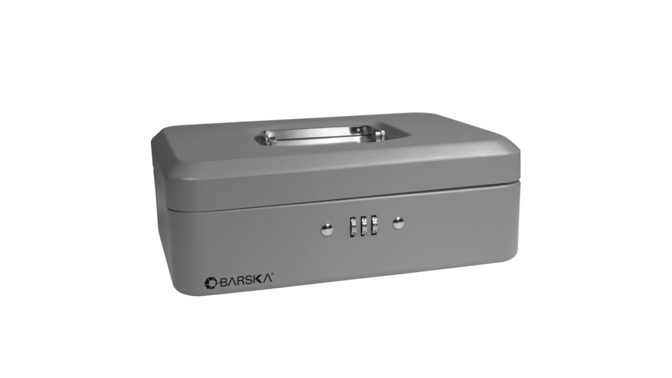 Barska 10in. Cash Box, Combination Lock , Closed CB11786