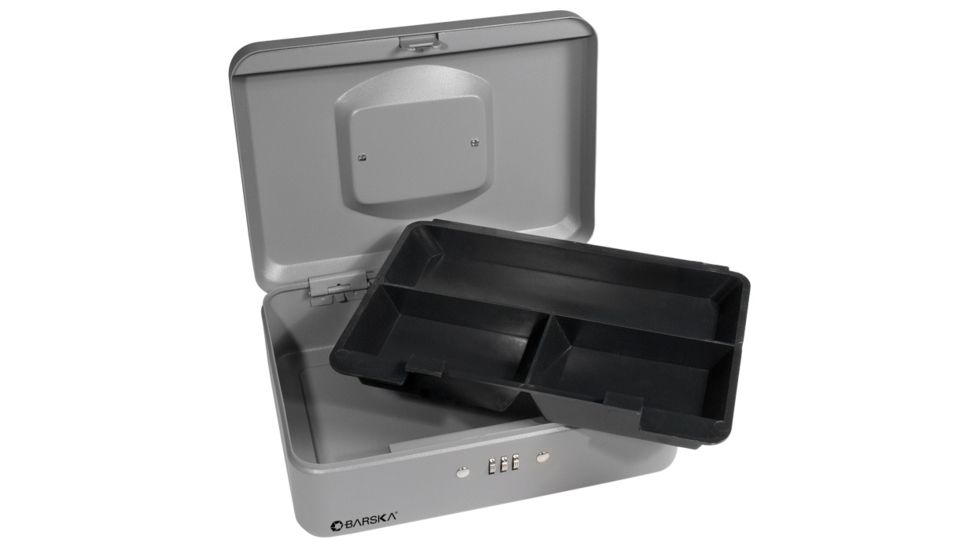 Barska 10in. Cash Box w/ Combination Lock, Lifted Drawer  CB11786