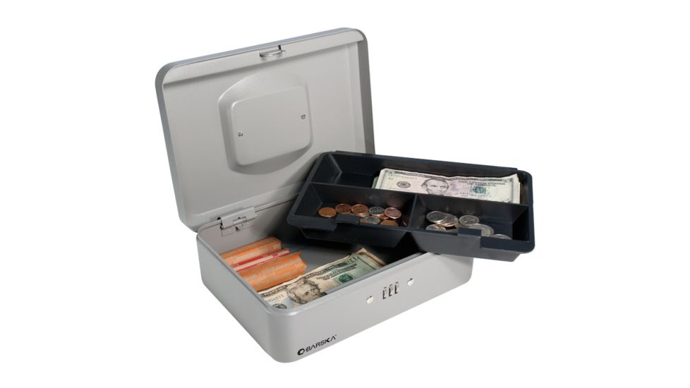 Barska 10in. Cash Box, Combination, In Use CB11786