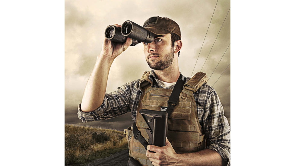 Barska 10x42 WP Blackhawk,Bak-4,Green Lens, Clam AB11843
