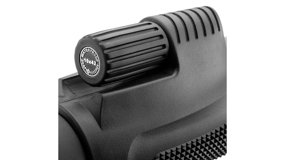 Barska 10X42 Waterproof Level Monocular, BK-7 Prism, Multi-Coated Optics, Black AA12538