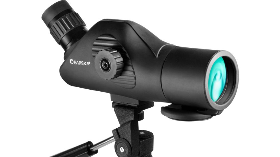 Barska 11-33x50 Waterproof Tactical Rubber Armored Spotting Scope, Black w/ Reticle &amp; Tripod