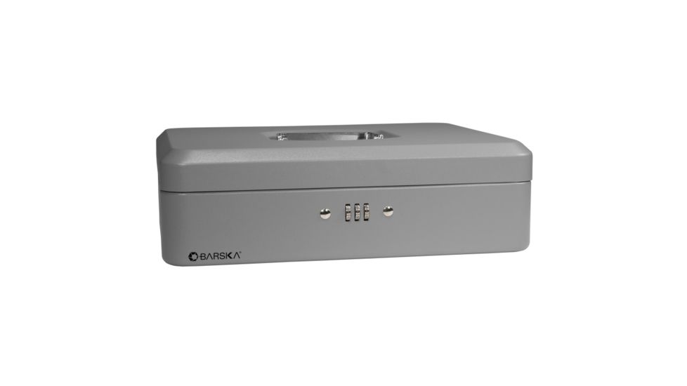 Barska 12in. Cash Box w/ Combination Lock, Closed CB11788