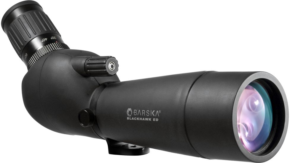 Barska 20-60x60mm Blackhawk ED Spotting Scope Angled, Black, Medium AD11520