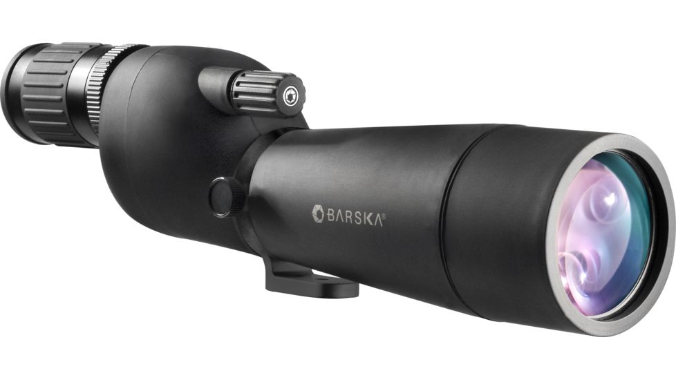 Barska 20-60x60mm Blackhawk ED Spotting Scope Straight, Black, Medium, AD11918