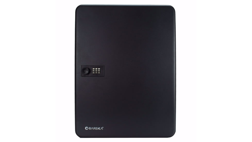 Barska 48 Keys Adjustable Key Lock Box with Combination Lock, Black, CB13606