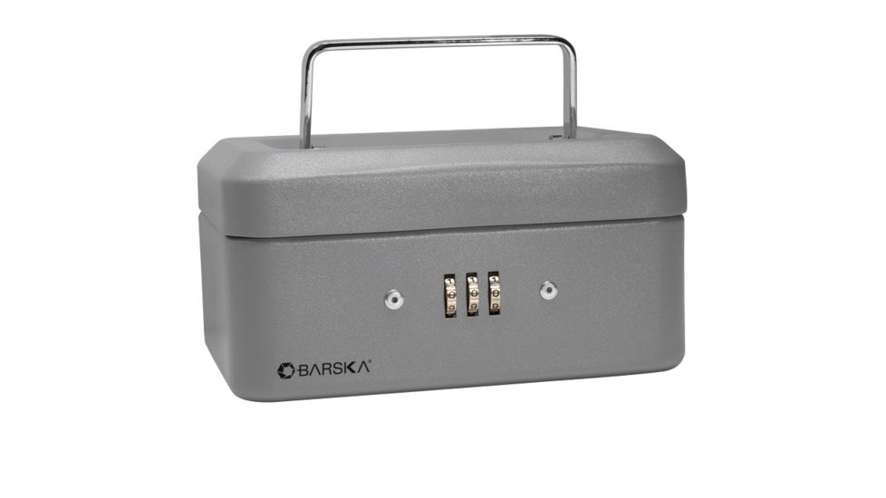 Barska 6in. Combination Lock Box, Closed BC11782