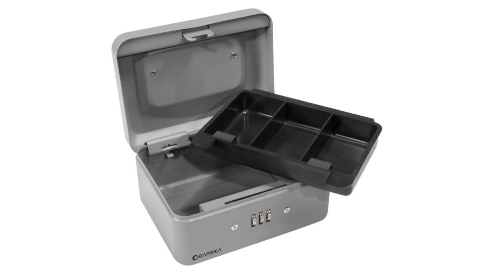 Barska 6in. Combination Security Box, Lifted Drawer CB11782 