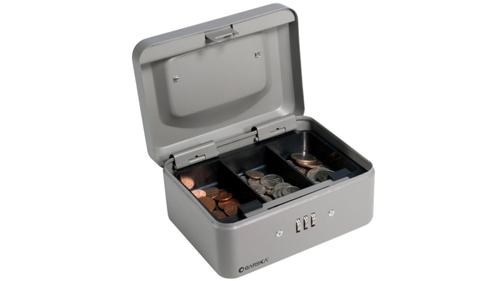 Barska 6in. Combination Safety Box, Open CB11782 