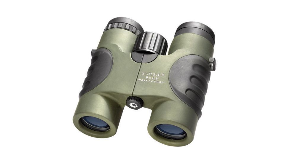 Barska 8x32 Atlantic Waterproof Roof BaK-4 Prism Binoculars, Green, Box Pack - AB10138