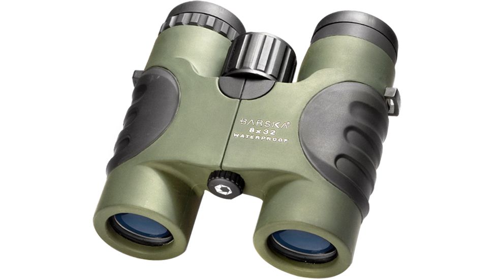 Barska 8x32 Atlantic Waterproof Roof BaK-4 Prism Binoculars, Green, Box Pack - AB10138