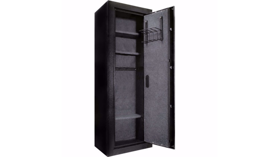 Barska 9.33 Cubic Ft Biometric Keypad Rifle Safe, Black, Large, AX13378