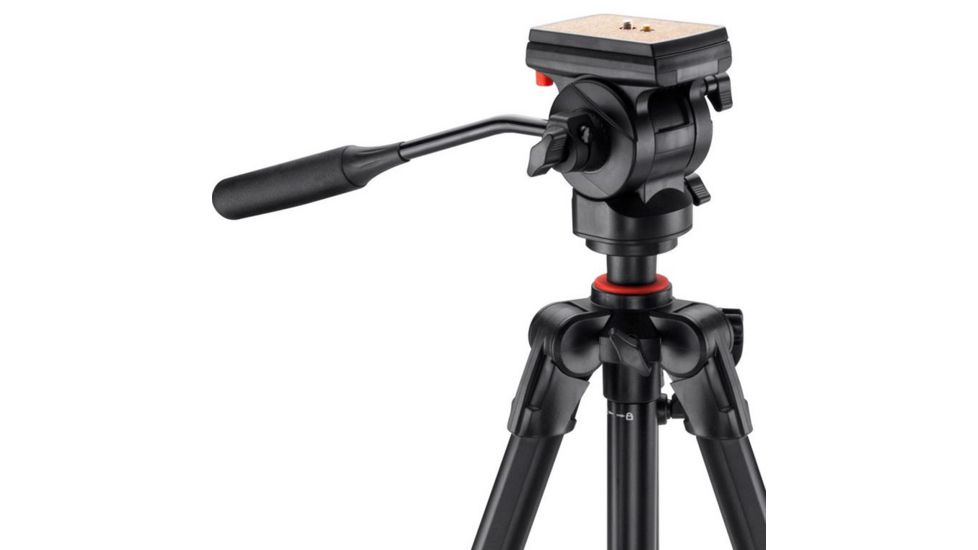 Barska Advanced Tripod, Extendable Legs, Rubber Feet, Black AF12472