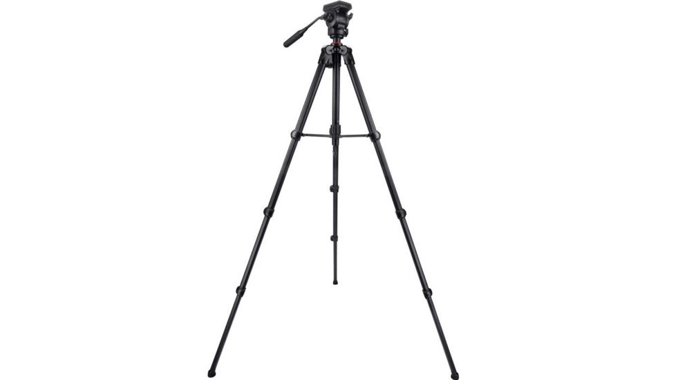 Barska Advanced Tripod, Extendable Legs, Rubber Feet, Black AF12472