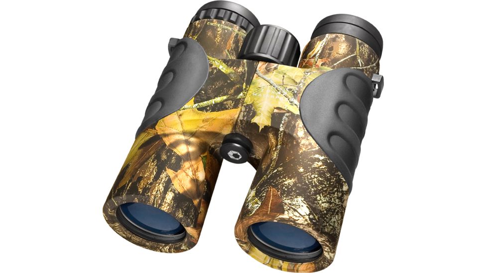 Barska Atlantic 10x42 Waterproof Roof Prism Binoculars, Mossy Oak, Clam Pack - AB10878