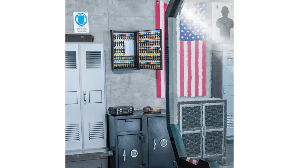 Barska 100 Capacity Adjustable Key Cabinet