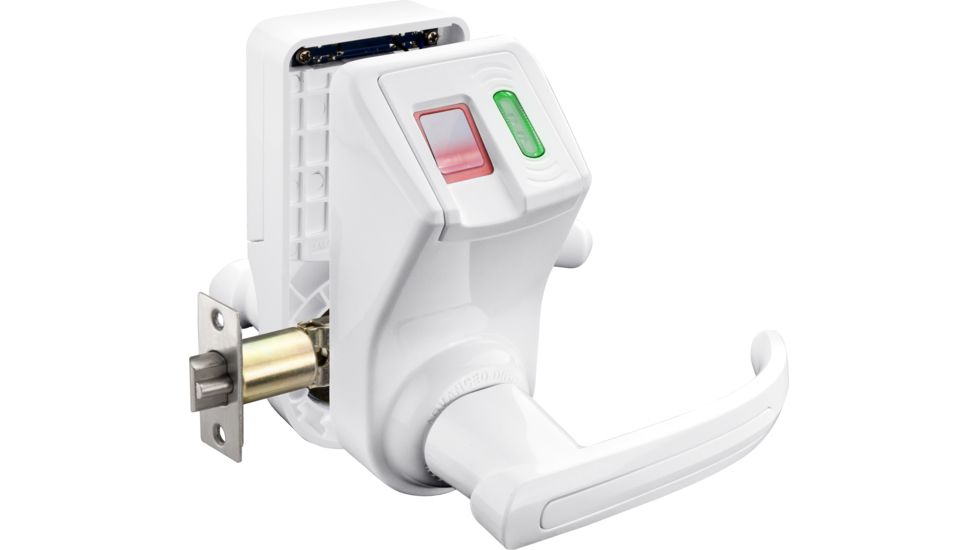 Barska Biometric and RFID Security Door Lock,White EA12936