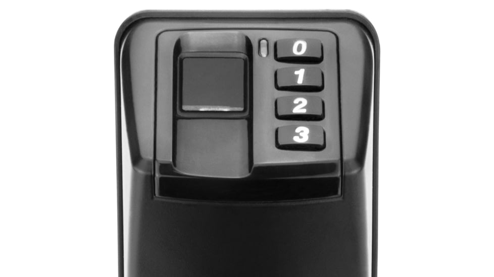 Barska Biometric Security Door Lock,Reversible Handle,Black EA12442