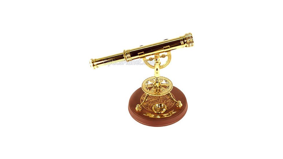 Barska Blueline 25x30mm Spyscope AA10202 - Brass Spotting Scope w/ Mantelpiece Stand