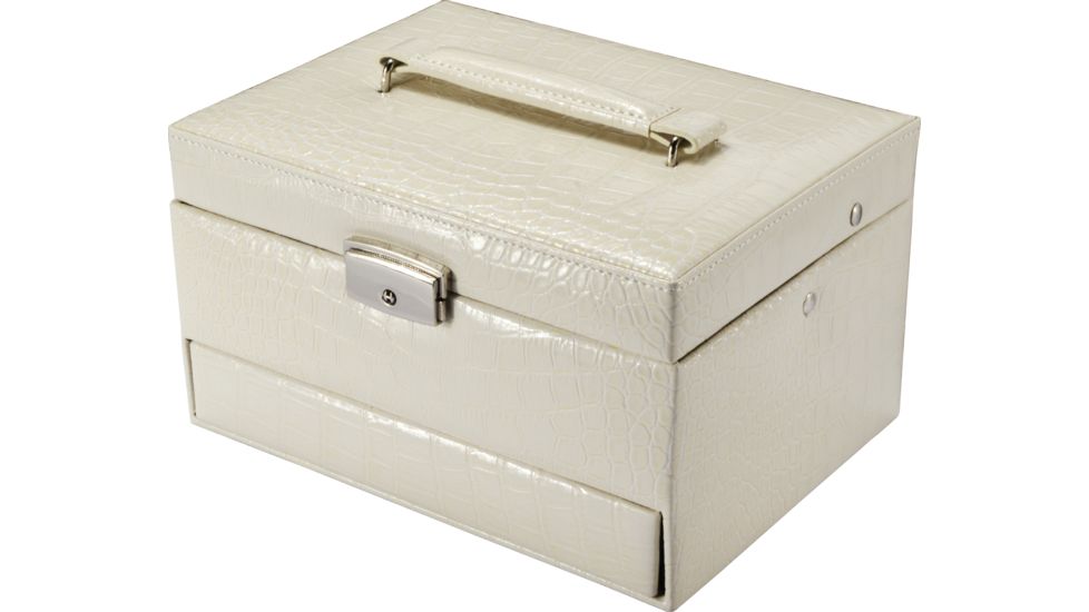 Barska Cheri Bliss Jewelry Case JC-300,8x7.5x6in,Cream BF12502