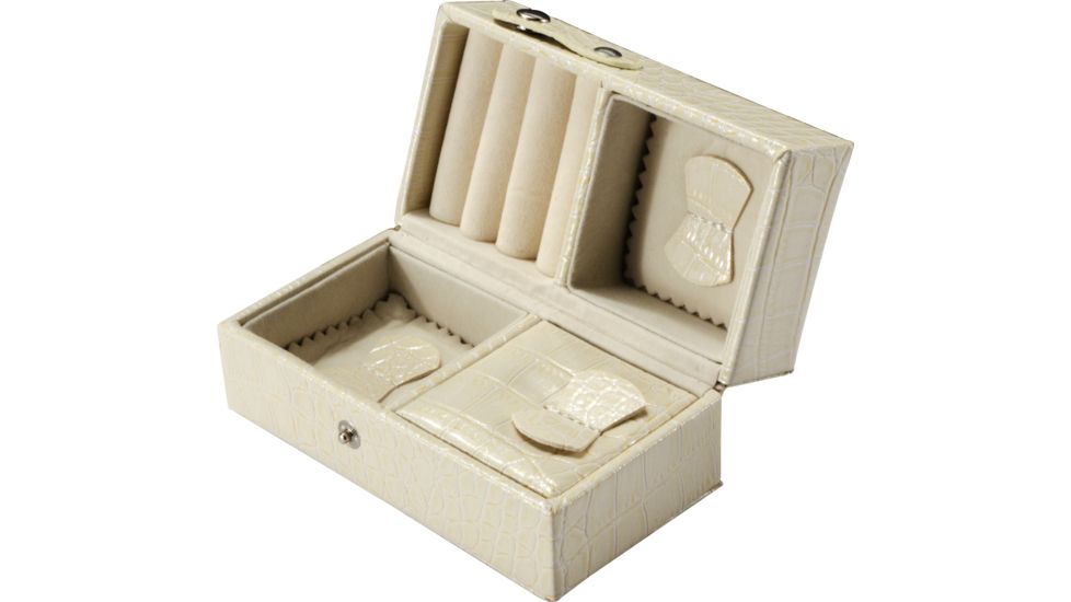 Barska Cheri Bliss Jewelry Case JC-300,8x7.5x6in,Cream BF12502