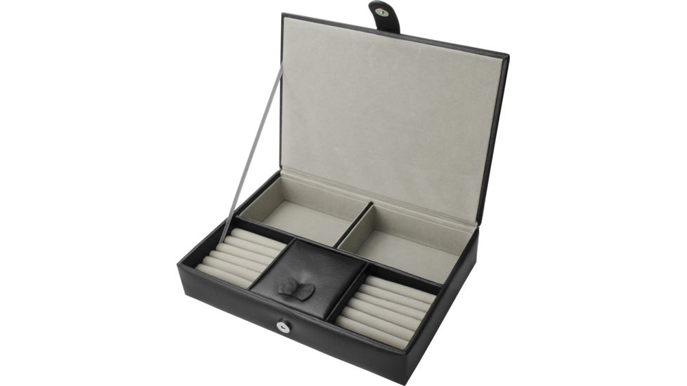 Barska Cheri Bliss Jewelry Case JC-500,7.5x10.25x6.25in,Black BF12708