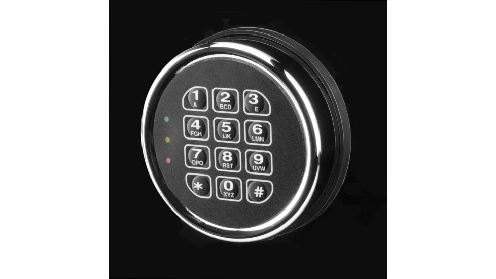 Barska Digital Keypad Jewelry Fireproof Safe, 3 Solid Steel Locking Bolts, Black, Medium AX13106