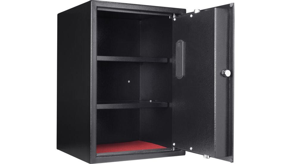 Barska Digital Keypad Safe, 1.45 Cubic Ft, 3 Solid Steel Locking Bolts, Black, Large AX13098