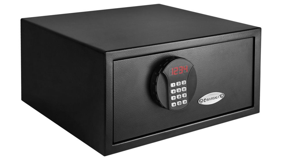 Barska Digital Keypad Safe, Black - 16.5x14.5x7.75in Exterior AX11618