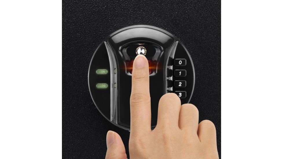 Barska HQ500 Biometric Keypad Safe,Black AX12840