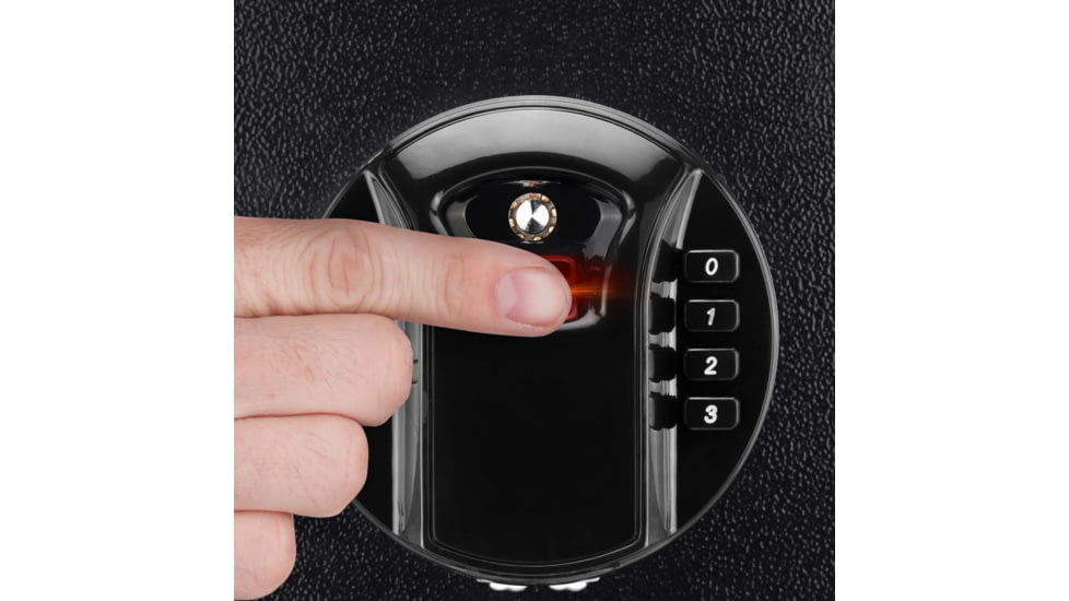 Barska HQ800 Standard Quick Access Keypad Biometric Rifle Safe, Black, AX12760