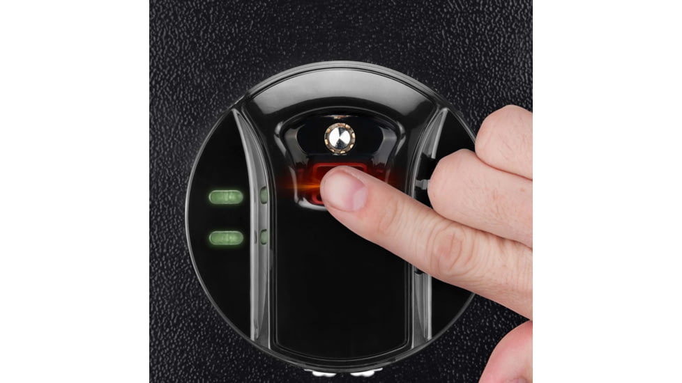 Barska HQ800 Standard Quick Access Keypad Biometric Rifle Safe, Black, AX12760