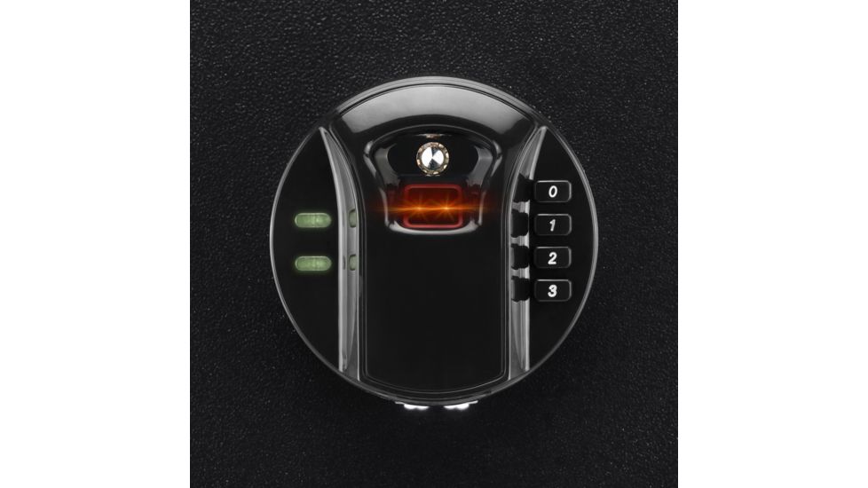 Barska HQ900 Large Quick Access Keypad Biometric Rifle Safe,Black AX12752