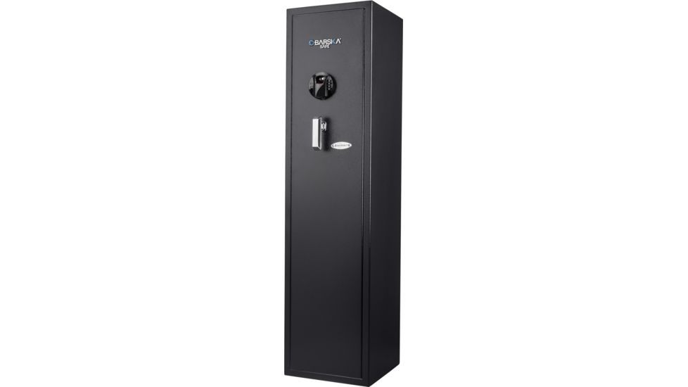Barska HQ900 Large Quick Access Keypad Biometric Rifle Safe,Black AX12752