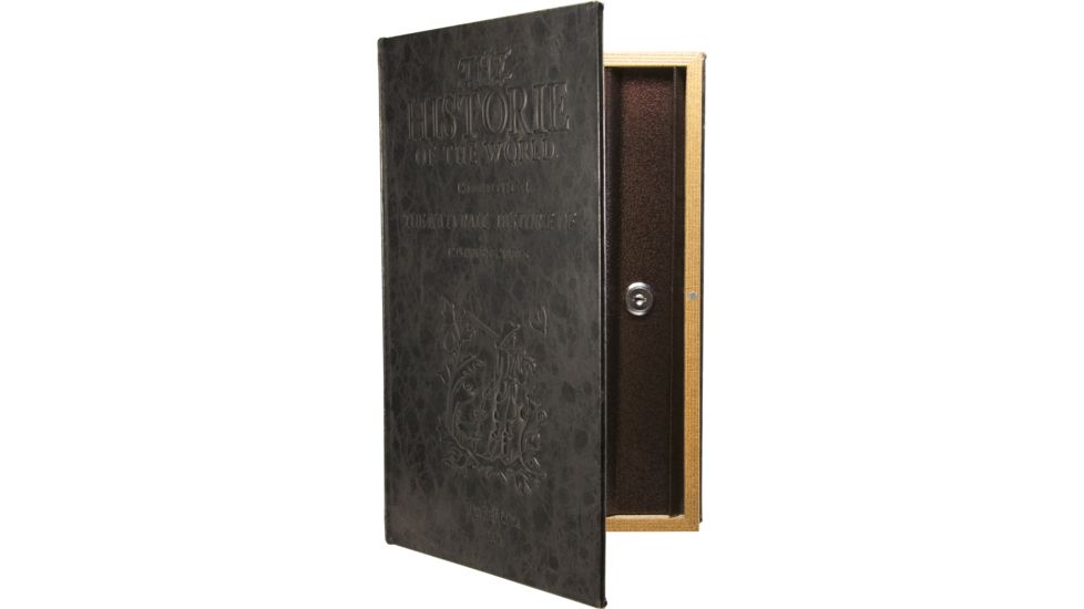 Barska Large Antique Book Safe with Key Lock, Brown CB11992