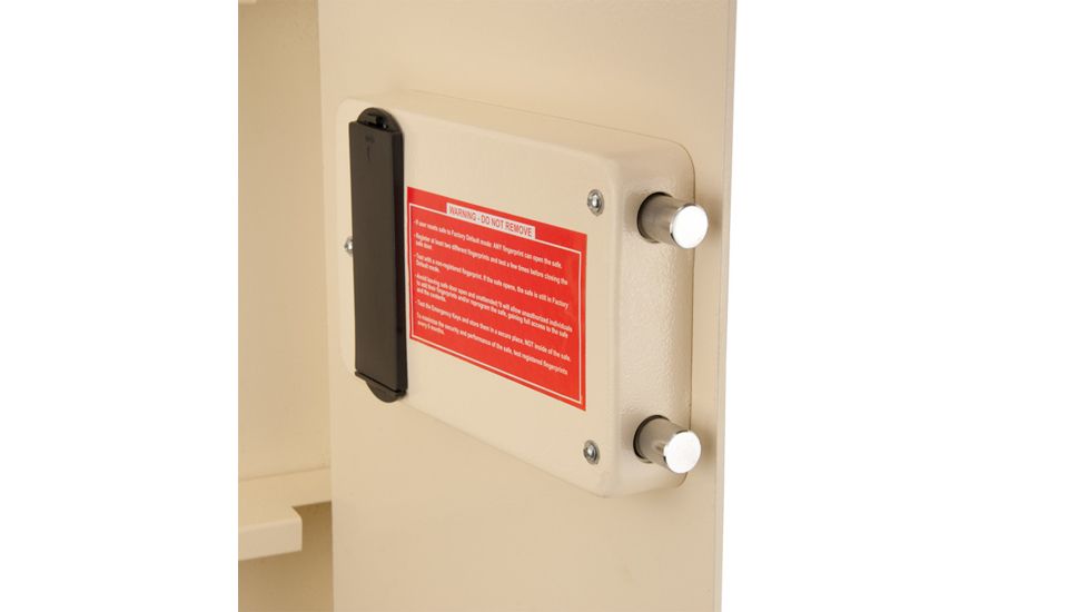 Barska Large Biometric Wall Safe,30x13.6x3.5in,Cream AX12408