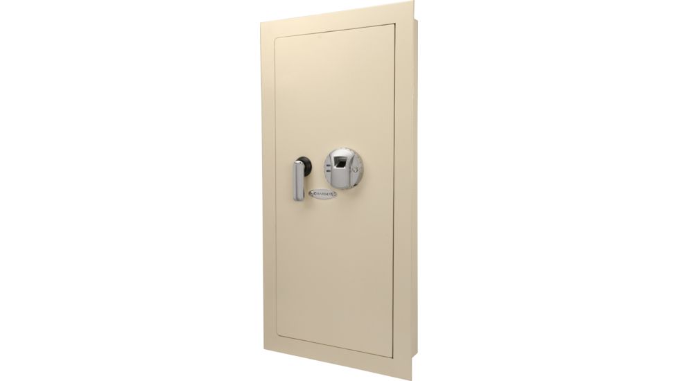 Barska Large Biometric Wall Safe,30x13.6x3.5in,Cream AX12408