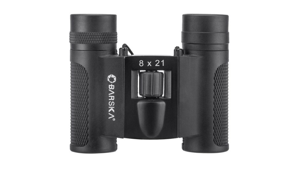 Barska Lucid View Compact 8x21mm Roof Prism Binoculars, Black, Small, AB13273