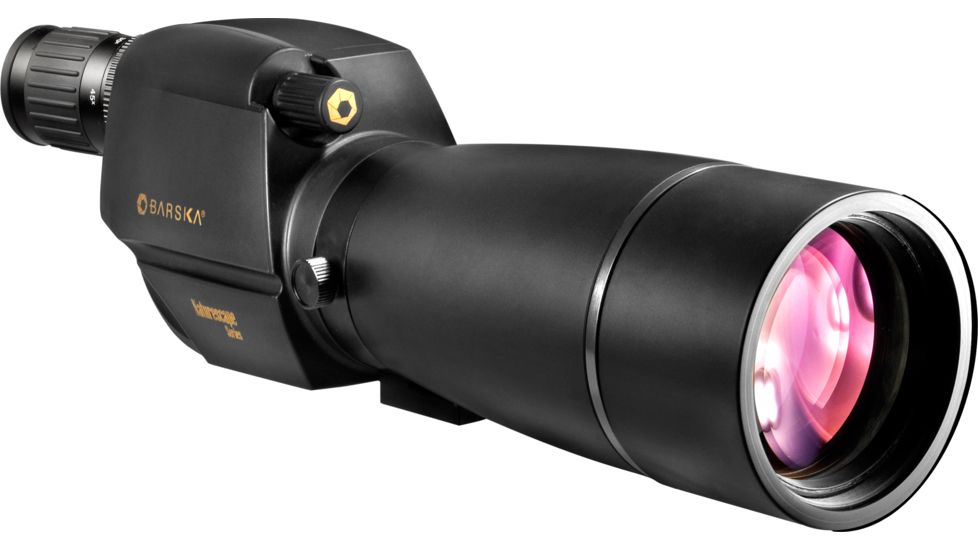 Barska Naturescape Waterproof 20-60x80 Phase Coated Straight Spotting Scope, Black AD11110