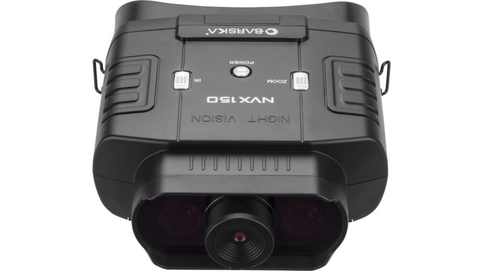 Barska Night Vision NVX150 Infrared Illuminator Digital Binoculars, Black, Medium BQ12998