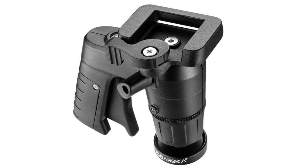 Barska Pistol Grip Tripod Head, 360 Degree Positioning Range, Black, Outer Size 4.5in x 4.5in x 2.5in AF12546