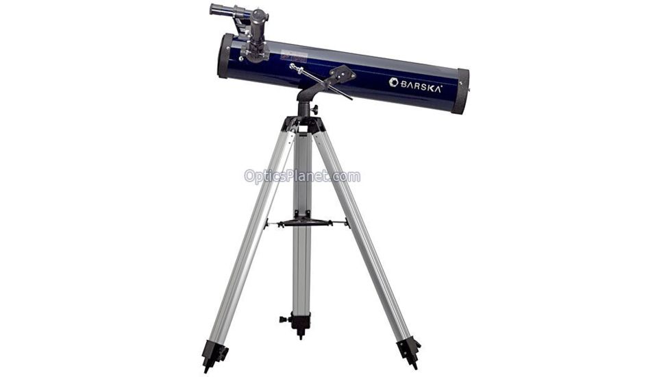 Barska Professional 70076, 350 Power Reflector Telescope - 700mm x 76mm Telescope w/ Tripod - AE10104